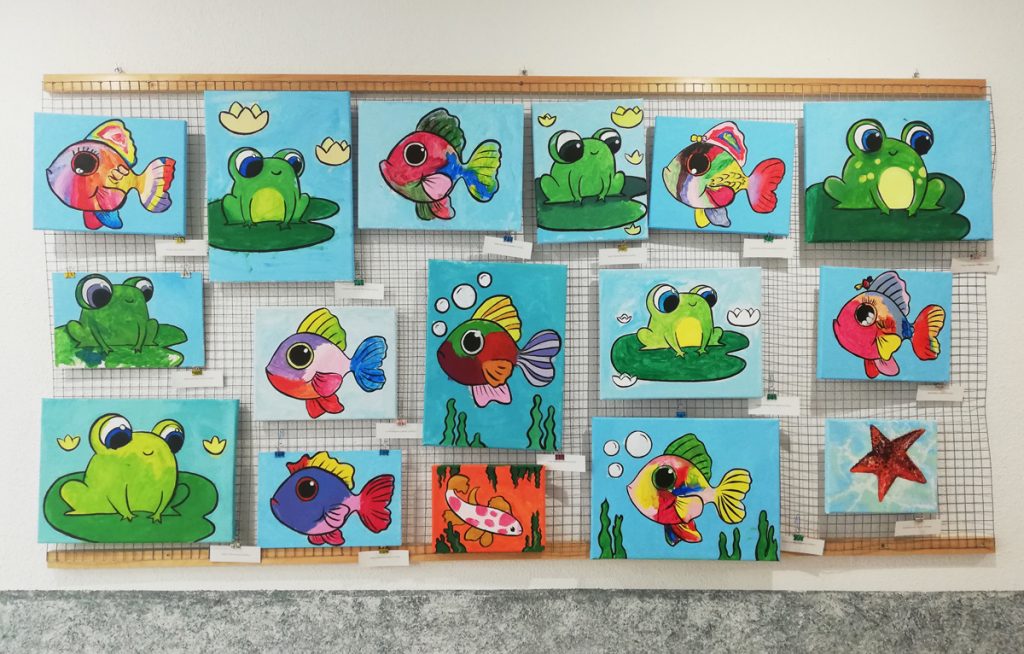 Splash! - Exposición de pintura: Obras de alumnos de 3 a 6 años