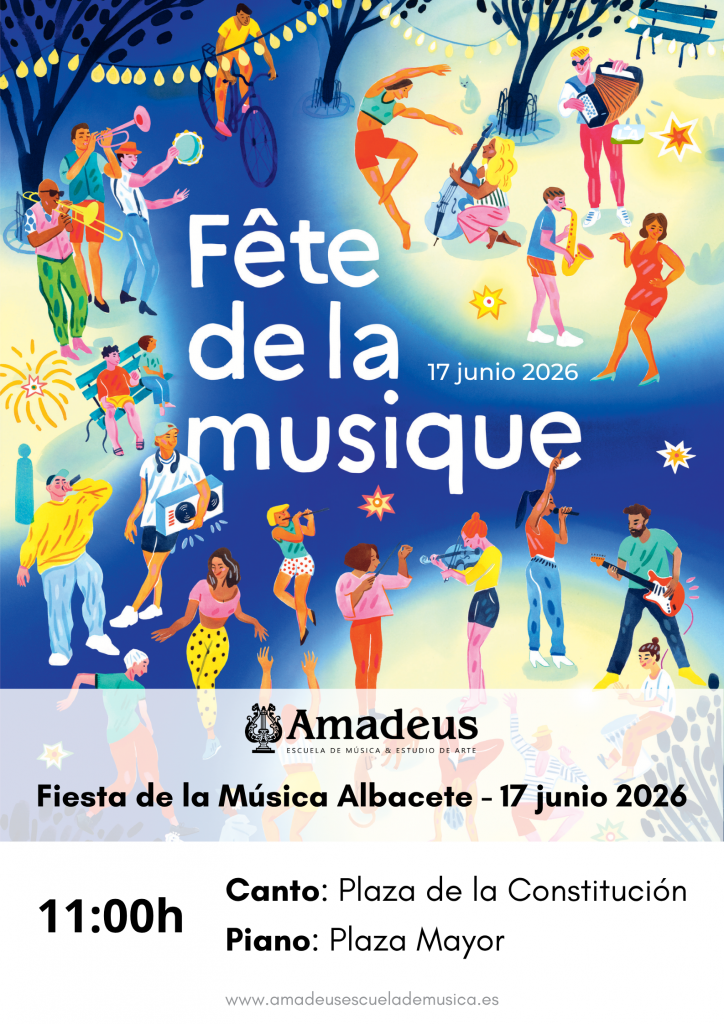 Cartel Fiesta de la Música 2026 Escuela Amadeus