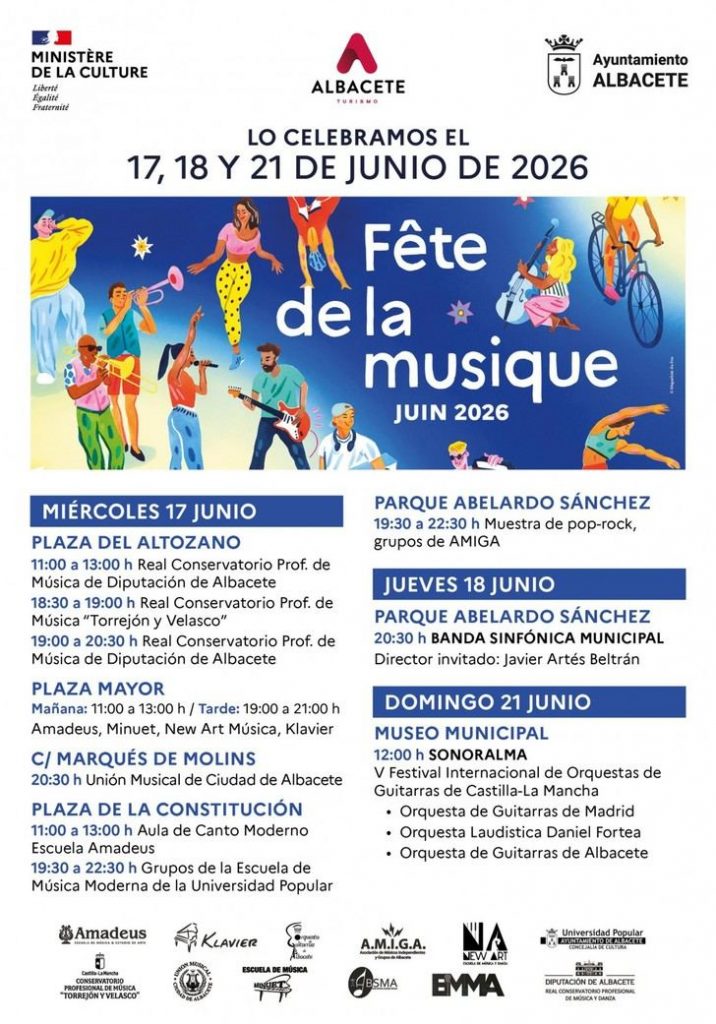 Programación Día Europeo de la Música Albacete 2026